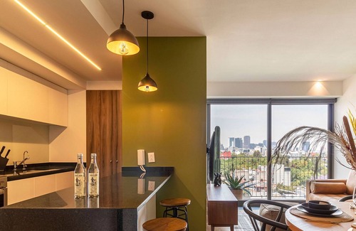 Hipodromo Condesa Apartment | Taman by Kukun Summar