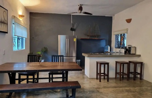 North End Apartment | The Tau apartment is one block from the beach.