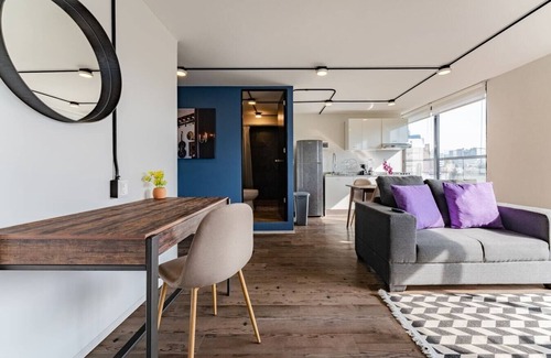 Hipodromo Apartment | VH | Continuous Apts Condesa | wifiandgym | 158
