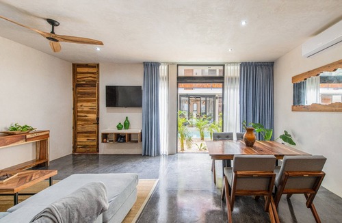 Tulum Apartment | 1-Bed Condo Kitchen Island Pool Views