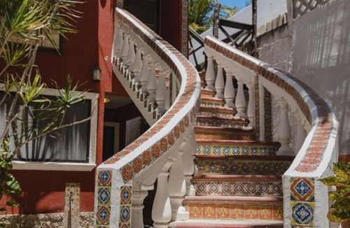 El Cuyo Apartment | 1 Bedroom Beachfront Penthouse for 4 Guests, Wifi, beachfront terrace, Balcony,