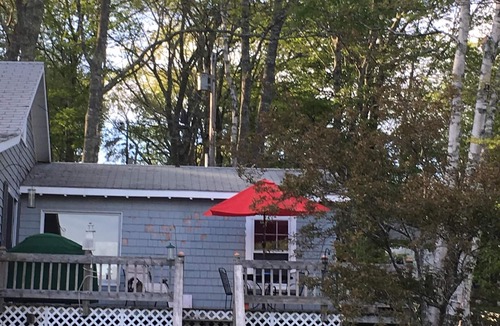 East Boothbay House | 2 bedroom 1 bath, large deck and dock, on the water in peaceful cove, Year