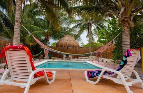 Chuburna Puerto House | 2 Bedroom Beach House Nice Big Pool - Fully Fenced Private Property-Lush Gardens