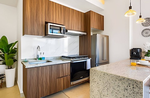 Proyecto escola Condo | 2BR Malecón PV Oceanfront Terrace Rooftop Pool