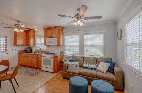 Sunset Beach House | Across quiet street from sandy beach.