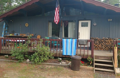 Chocorua House | All season vacation rental steps to Moores pond. Great for family sun and fun