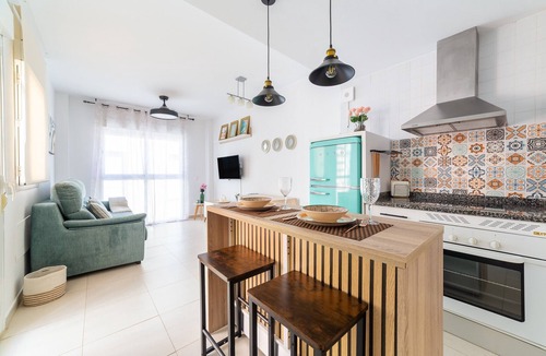 Puerto Rey Apartment | Apartment 'Laguna Beach Vera' with Shared Pool and Private Hot Tub