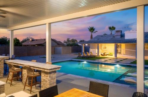 Paradise Valley Village House | Backyard Oasis Heated Pool Game Room Gazebo