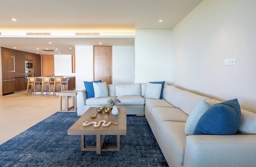 Higuera Blanca Apartment | BEACH ACCESS:4 BR +Ocean VIEW+ Pool +Breakf C + Golf Cart+ Gym inside Punta Mita