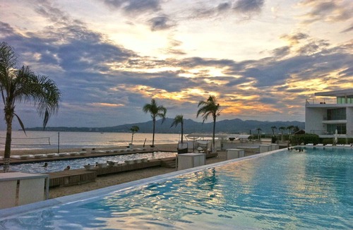 Nuevo Vallarta Apartment | Beach-front spectacular view, sandy beach & beautiful oversize pools