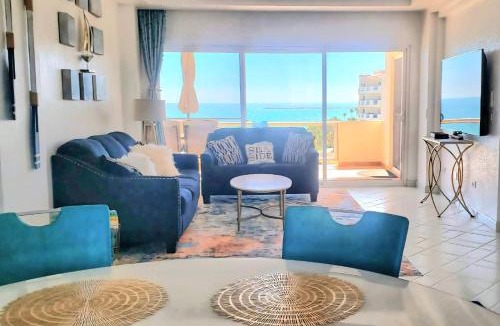 Sandy Beach Apartment | Beachfront Condo on Sandy Beach, Las Palmas Resort, 24hrs Security, Free Parking, Free Wi-Fi