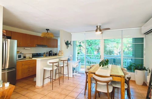 Mediania Alta Condo | Beachfront Condo+Pool+Backup Power+Full AC+FREEpkg+75TVSURR SYS