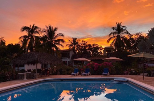 Barra de Potosi Villa | Beachfront Great Villa, private, full staffed, pool, sleeps 28, 8 bedrooms