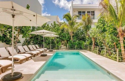 Akumal Apartment | Beachside Santamar Stay | Balcony | Rooftop Pools