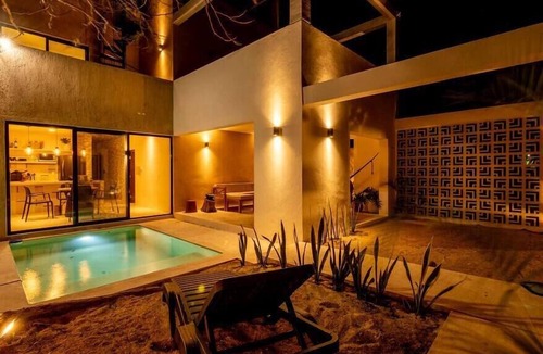 Telchac Puerto Apartment | !Beautiful 2 BDRM Villa with Pool a few steps from the sea!
