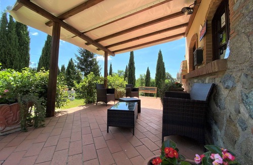 Riparbella Apartment | Beautiful apartment for 6 guests with WIFI, A/C, pool, TV and terrace