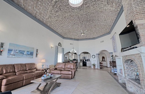 Penasco House | Beautiful Beachfront Oceanfront Home Water Slides Las Palmas Resort Sandy Beach