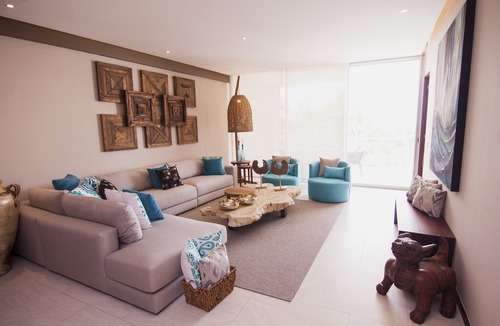 Emiliano Zapata Apartment | Beautiful Beachfront Condo In Punta De Mita 3bd 3bt