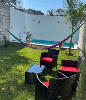 Oaxtepec House | Bonita casa nueva con alberca climatizada y aire acondicionado en Oaxtepec Morelos
