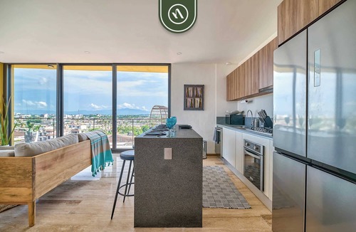 Lazaro Cardenas Apartment | Brand New 2BR APT - Stunning Ocean & Sunset Views