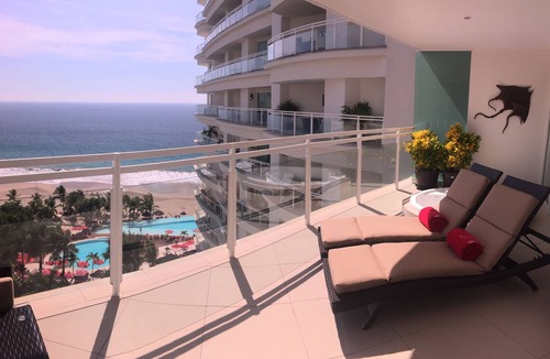 Ixtapa Apartment | BVG Marina 1004S Luxury Oceanfront Condo 2BR/2BA Direct Beach Acces