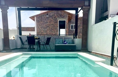 Tequisquiapan House | Casa de campo LOS Olivos para 10 personas con alberca