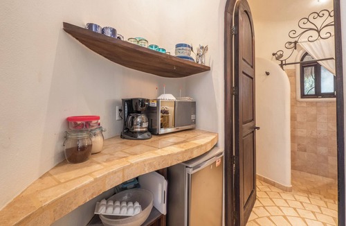 Sayulita Villa | Casa Hafiz Bedroom with patio & Kitchenette