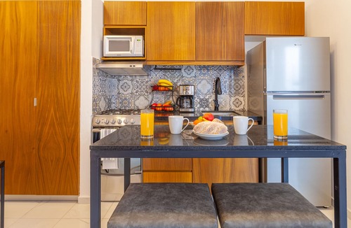 Colonia 5 de Diciembre Apartment | Casa Loro Azul PV Unit 9 NEW with Rooftop pool 1BD Studio for rent in 5 de Dicie