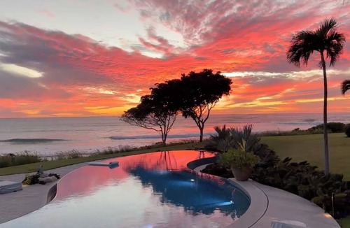 Punta de Mita Villa | Casa Wirikuta: Private Oceanfront Paradise. Chef, Movie Theater, Gym, Surf Break