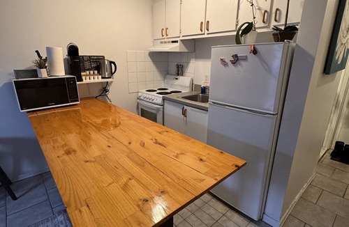 Ahuntsic Apartment | Central Studio /Near Metro /Queen Bed /Sleeps 2