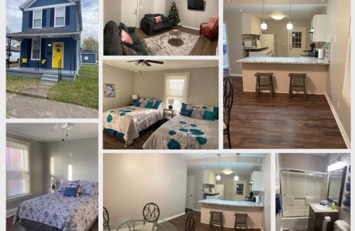 Hamilton House | Charming Blue Haven 2Bed,1 Bath Home Sleeps 8