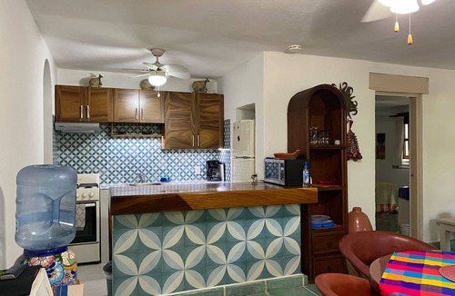 North Hotel Zone Condo | Charming Mexican Style Condo, across the street to the beach!