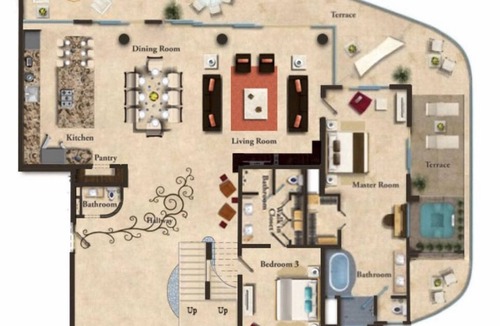 South Shore Hotel Area Resort | Christmas Week (Dec 23-30) In Garza Blanca Puerto Vallarta - 3 Bedroom Penthouse