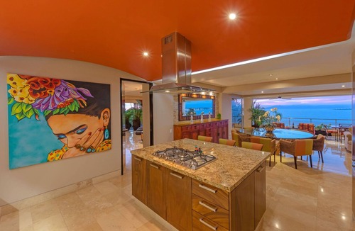 Conchas Chinas Condo | Condo, Gorgeous 3 Bdrm Overlooking Banderas Bay. Sunsets and fireworks daily!