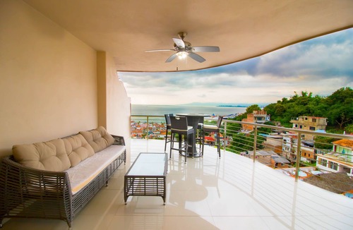 Downtown Puerto Vallarta Apartment | Condo Rich Coast 7 - with a beautiful view!