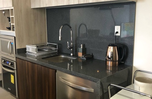 Del Valle Apartment | Coyoacan cineteca luxury apartment overlooking the volcanoes