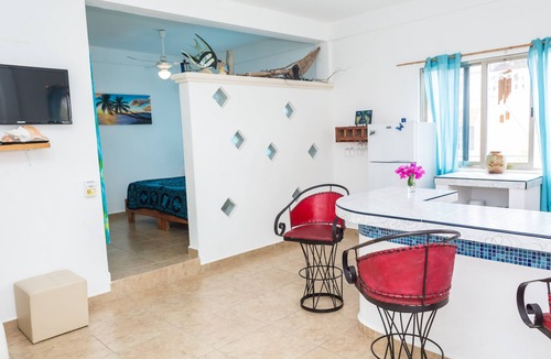 Colonia Independencia Apartment | Cozumel, Mexico. studio apartments Close to beaches, shopping, diving & dining.