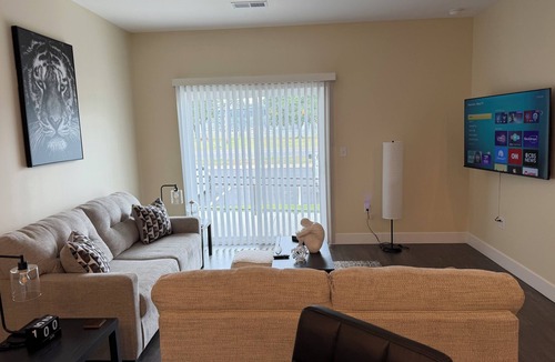 Dover Apartment | Cozy 2-bedroom apartment in Dover, walking distance to the Motor Speedway.