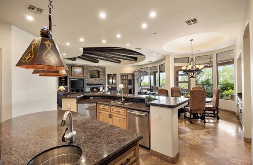 North Scottsdale House | Custom Southwest Dream Home with Pickleball Court and Resort-Style Setting!