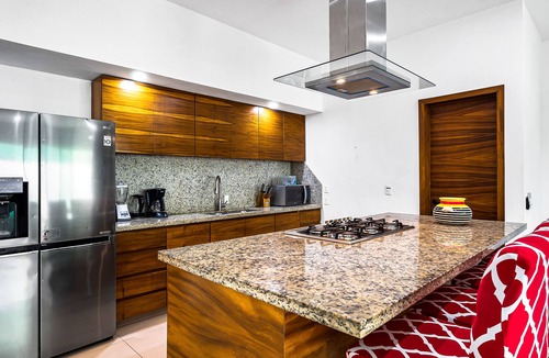 Fluvial Vallarta House | Dazzling estate with a pool, rooftop balcony, four-bedrooms, washer/dryer, & AC