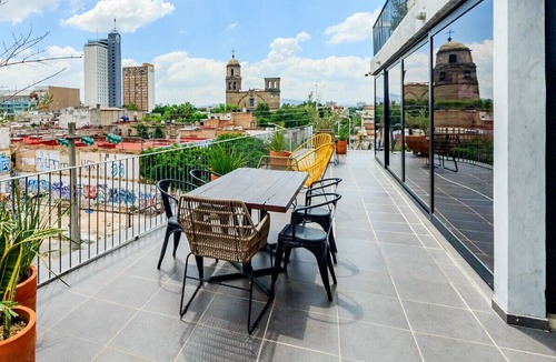 Downtown Guadalajara Apartment | Deluxe Double Apartment with Patio - 103
