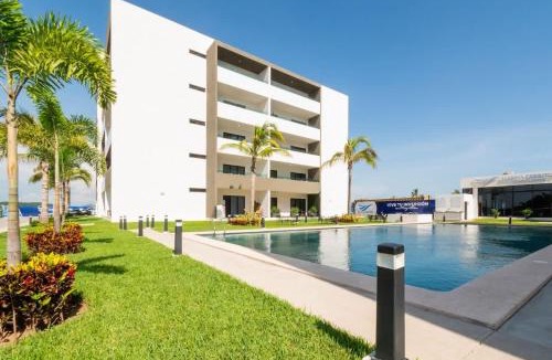 Villa Marina Apartment | Depa privado con alberca de olas - Marina C 408