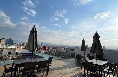 Coyoacan Apartment | ¡depto. Moderno en Condesa, Disfruta de las Mejores Vistas Desde la Alberca!