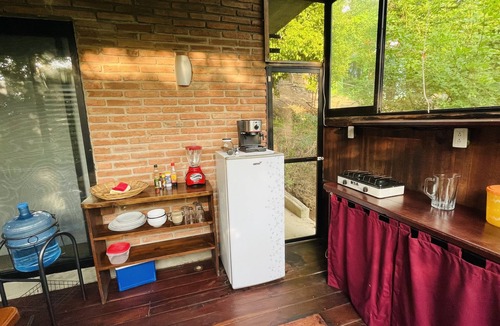 Cuatunalco House | Double Bed, Queen size, small kitchen, terrace, wi-fi- air condition