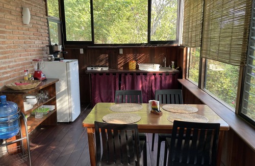 Cuatunalco House | Double Bed, Queen size, small kitchen, terrace, wi-fi- air condition