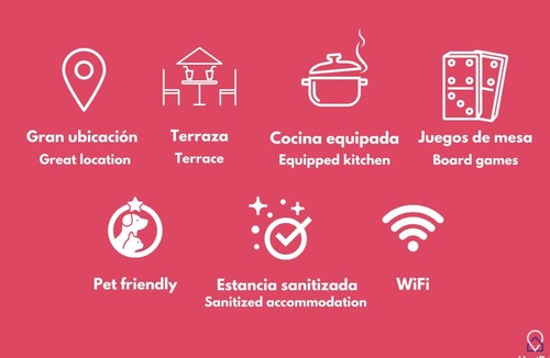 San Miguel Apartment | Downtown Tepoztlan apartment | Terrace & WiFi