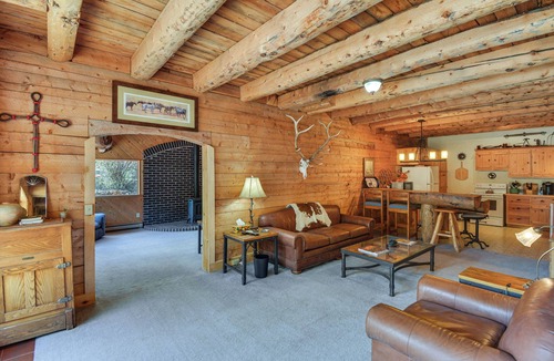 Gunnison Cabin | Fire Pit: 20-Acre Creekfront Retreat in Gunnison!