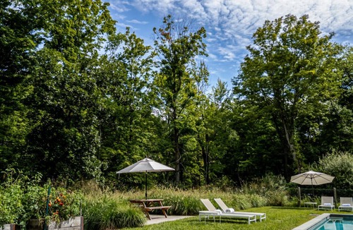 Hollowville Cabin | Forested Retreat | Pool | Pickle/Basketball Courts