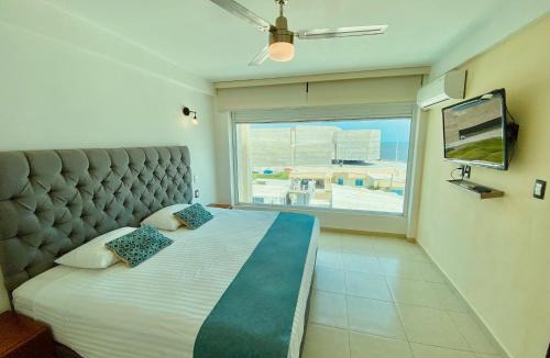 Boca del Rio Apartment | FRENTE PLAYA vista al mar, PISCINA DE USO EXCLUSIVO