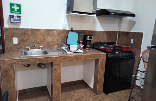 San Martin de las Piramides Apartment | Furnished apartment 5 minutes from the Archaeological Zone,